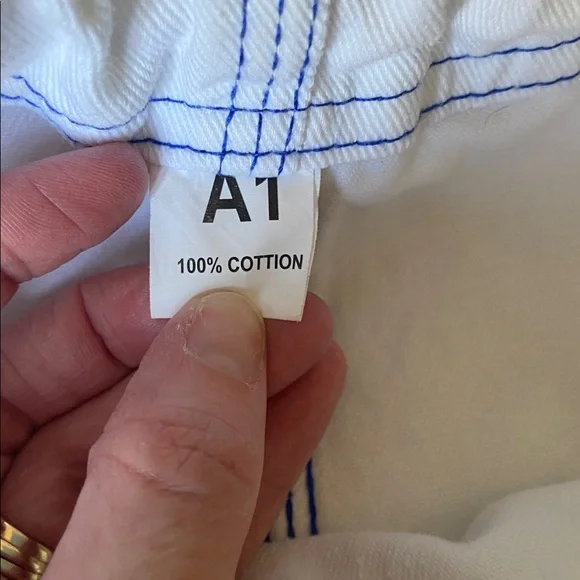 Sanabul White and Blue Jiu Jitsu Gi - Picture 8 of 12